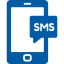 Dental clinic mobile SMS contact icon