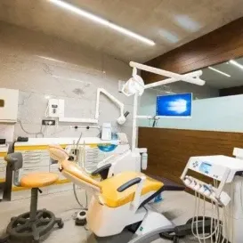Patient Undergoing Dental Examination