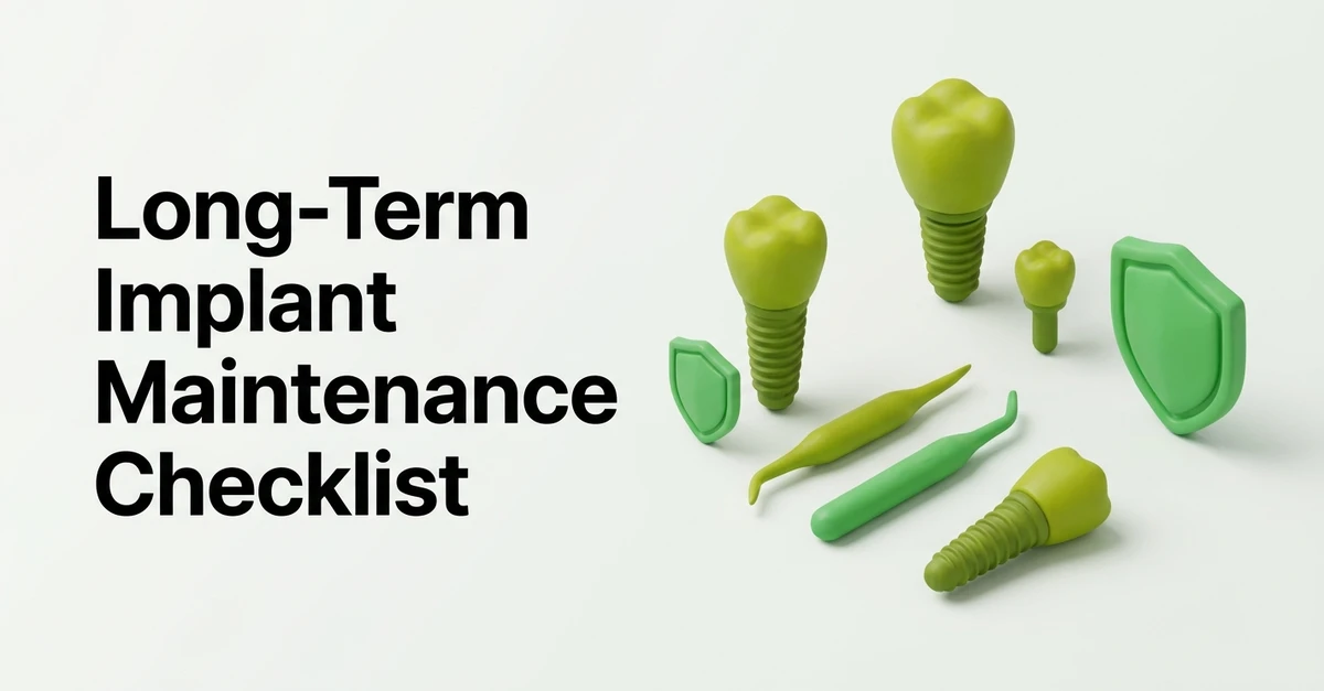 Why Dental Implants Require Active Maintenance visual 1